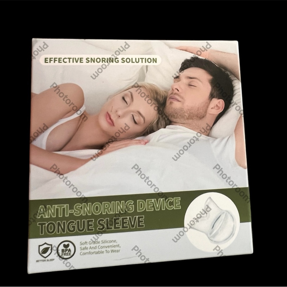 Anti-Snoring Device Tongue Sleeve BPA free new never opened